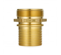 1,25in, штуцер с наружной резьбой под рукав, латунь, TLSM32BR TITAN LOCK