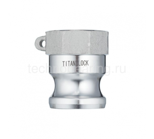 Камлок алюминиевый тип А серия "EcoLine" ниппель, внутр. резьба BSP 3/4", TL75AAL-EL TITAN LOCK