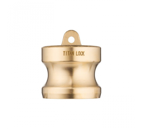 Камлок латунный тип DР, заглушка для розетки 3/4", TL75DPBR TITAN LOCK