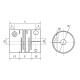 Муфта соединительная FC25-P2 (d=6mm) TECHNIX