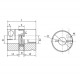 Муфта соединительная JC55-C (d=10mm) TECHNIX