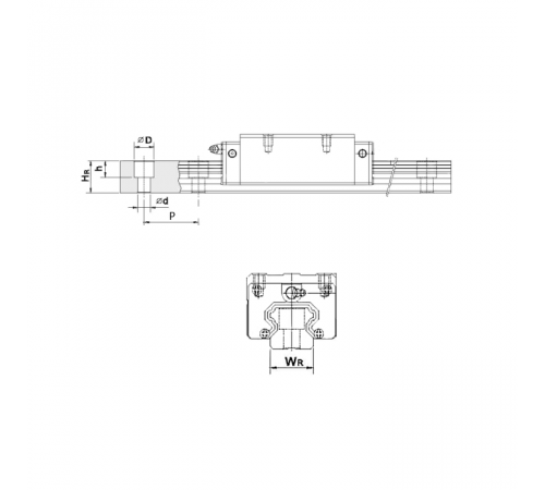 Направляющая HGR35 ISKRA