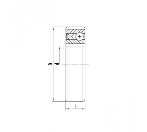 Обгонная муфта CSK40P-2RS (UKC40-2RS) ISKRA