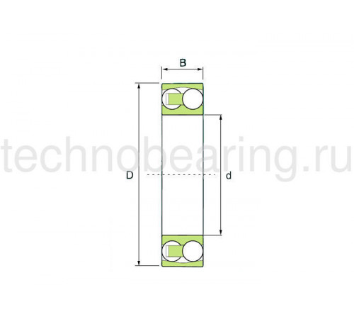 Подшипник 2208-K/C3-ACC ISB