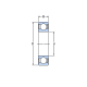 Подшипник E2.6307-2Z/C3 SKF