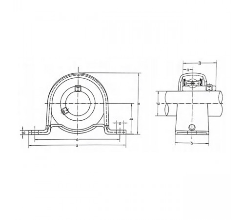 Подшипниковый узел SBPP201 FKD