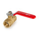 1,5in, шаровый кран, резьба BSP, латунь TL150BVBR TITAN LOCK