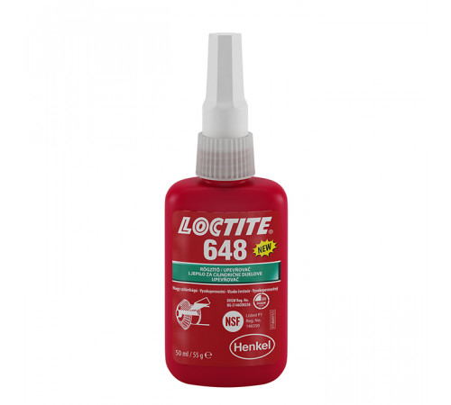 Фиксатор втулочный высокотемпературный,быстроотверждаемый, 50 мл 648 Loctite