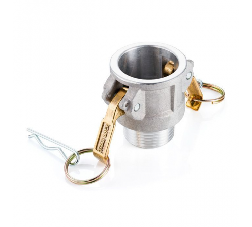 Камлок алюминиевый тип B розетка, наруж. резьба BSP 2 1/2", TL250BAL TITAN LOCK