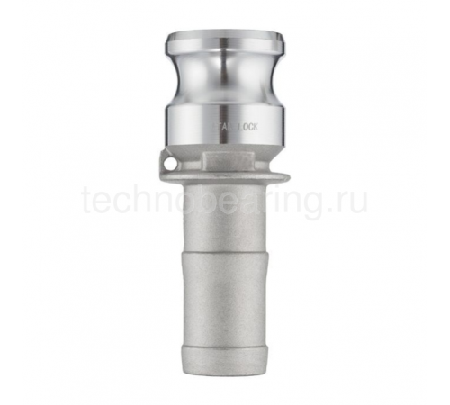 Камлок алюминиевый тип E серия "EcoLine", ниппель с хвостовиком 1/2", TL50EAL-EL TITAN LOCK