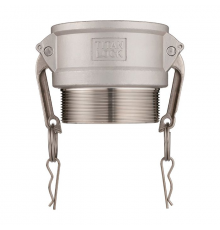 Камлок нержавеющий тип B розетка, наруж. резьба BSP 3", AISI304, TL300BSS TITAN LOCK