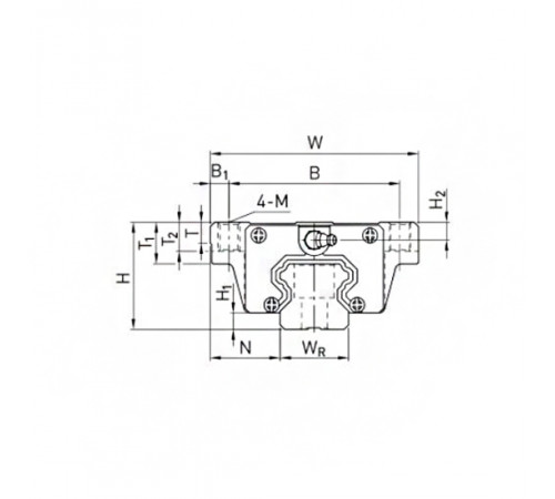 Каретка HCW30HCZAH (HGW30HCZAH) TECHNIX
