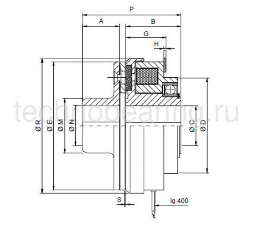 Муфта электромагнитная дисковая SCM065-2 Corbetta