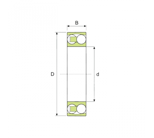 Подшипник 1208-ATN9 ISB