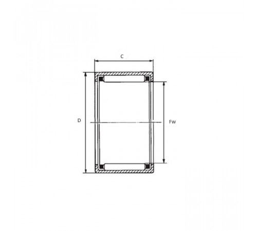Подшипник HK1718 ISKRA