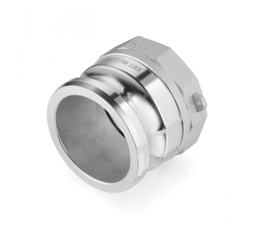 Камлок алюминиевый тип А серия "EcoLine" ниппель, внутр. резьба BSP 4", TL400AAL-EL TITAN LOCK
