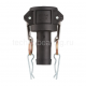 Камлок полипропиленовый тип С, розетка с хвостовиком 1", TL100CPP TITAN LOCK