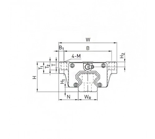 Каретка HCW20HCZAH (HGW20HCZAH) TECHNIX