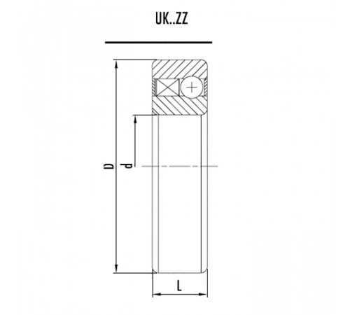 Обгонная муфта UK25-ZZ (CSK25) ISKRA