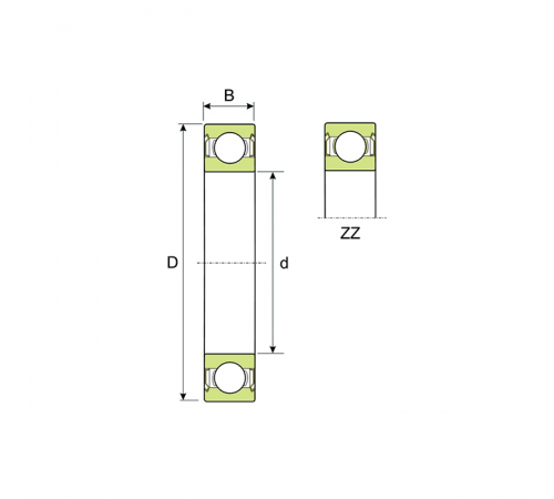 Подшипник 6003-2Z ZWZ