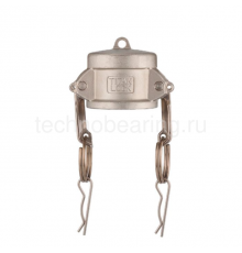 Камлок нержавеющий тип DC, заглушка для ниппеля 2 1/2", AISI316, TL250DCSS316 TITAN LOCK
