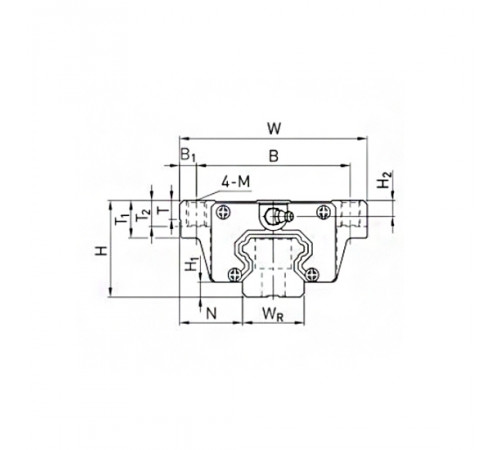 Каретка HCW25CCZAH (HGW25CCZAH) TECHNIX