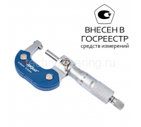 Микрометр гладкий с хромированным корпусом 50-75мм/0,01мм, 4111-5215 Dasqua