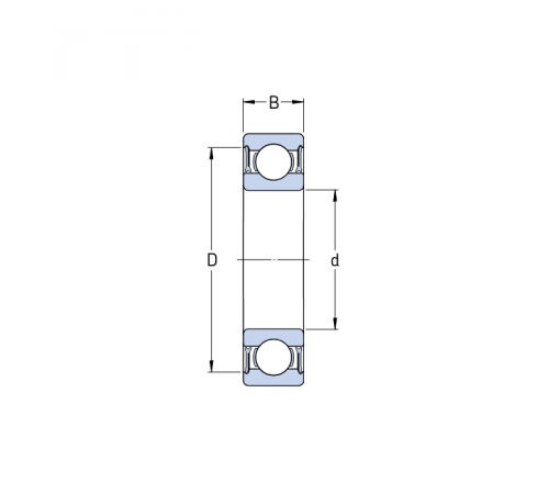 Подшипник 61814-2RZ SKF