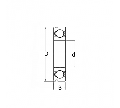 Подшипник 6208 N/C3 SKF