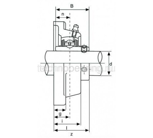 Подшипниковый узел UCF207 TECHNIX