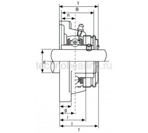 Подшипниковый узел UCF207 TECHNIX