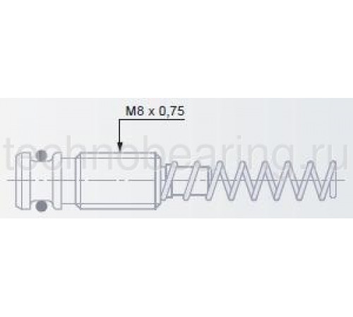 Пружинный элемент 0.63N для создания изм. усилия для щупов FMS 03260449 Tesa