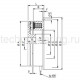 Тормоз электромагнитный дисковый DFM100-3 Corbetta