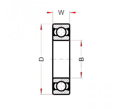 Высокотемпературный подшипник 6202 BHTS ZZ C4 200° ISKRA